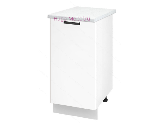 Шкаф кухонный нижний 450 Пасаденна (белый бриллиант)