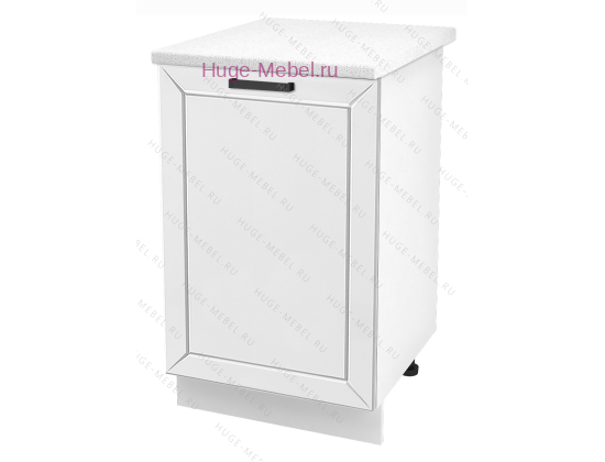 Шкаф кухонный нижний 600 Альфа Ф105 (Белый)