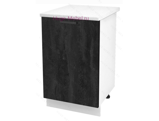 Шкаф кухонный нижний 600 Пасаденна Ф105 (угольный камень)
