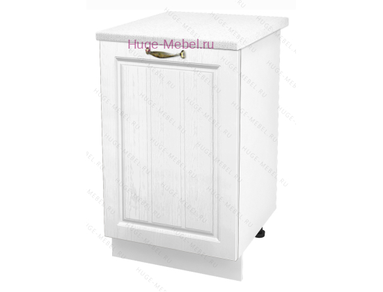 Шкаф кухонный нижний 600 Мария Ф105 (белый)