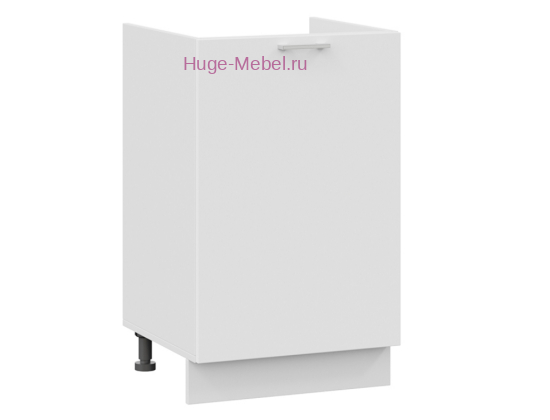 Кухонный шкаф под мойку 500 Катрин (софт вайт)