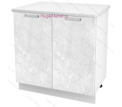 Шкаф кухонный нижний 800 Бетон (бетон белый)