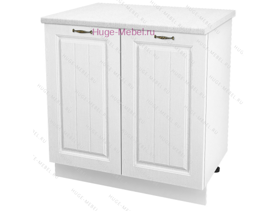 Шкаф кухонный нижний 800 Мария (белый)