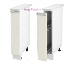 Нижний кухонный шкаф бутылочница 200 Катрин (крем)