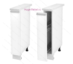 Нижний кухонный шкаф бутылочница 150 Катрин (софт вайт)