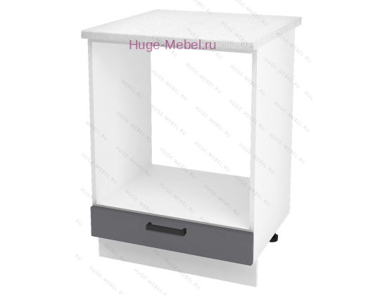 Шкаф кухонный под духовку напольный 600 Альфа (вулкан)