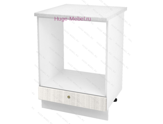 Шкаф кухонный под духовку напольный 450 Юлия (сандал белый)