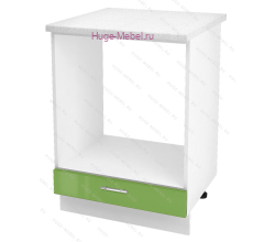 Шкаф кухонный под духовку напольный 600 Ксения (олива)