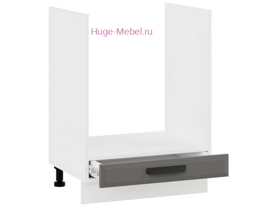 Шкаф кухонный под духовку напольный 450 Призма (асфальт супермат)