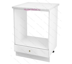 Шкаф кухонный под духовку напольный 600 Модена (дуб белый)