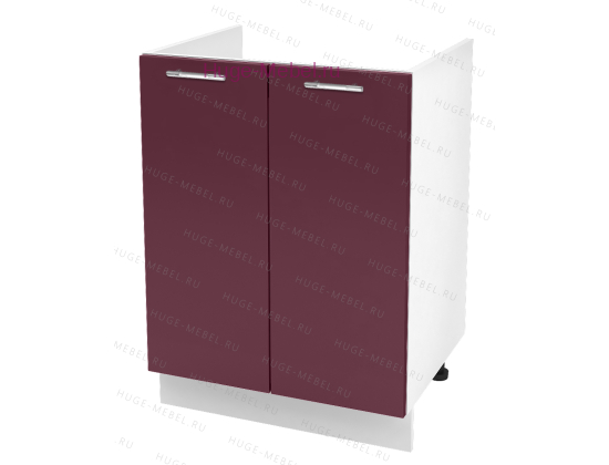 Кухонный шкаф под мойку 600 Ксения (бордо)