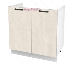 Кухонный шкаф под мойку 800 Пасаденна (шелковый камень)