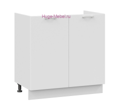 Кухонный шкаф под мойку 800 Катрин (софт вайт)