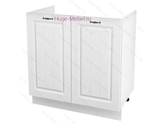 Кухонный шкаф под мойку 800 Мария (белый)