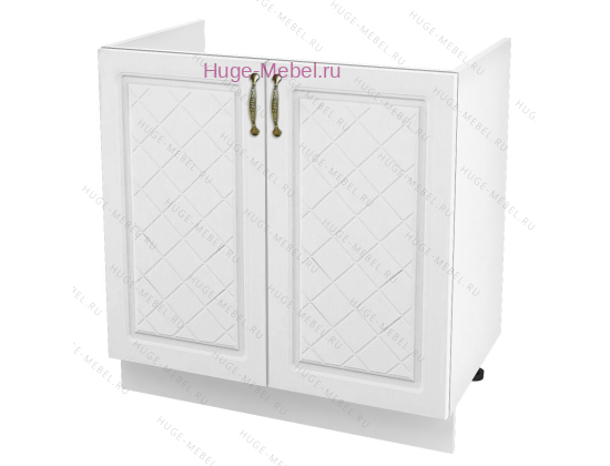 Кухонный шкаф под мойку 800 Модена (дуб белый)