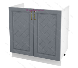 Кухонный шкаф под мойку 800 Модена (дуб серый)