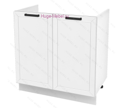 Кухонный шкаф под мойку 800 Альфа (белый)