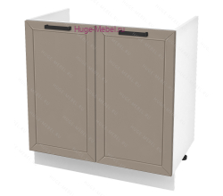 Кухонный шкаф под мойку 800 Альфа (латте)