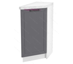 Шкаф кухонный нижний торцевой 300 Альфа (вулкан)