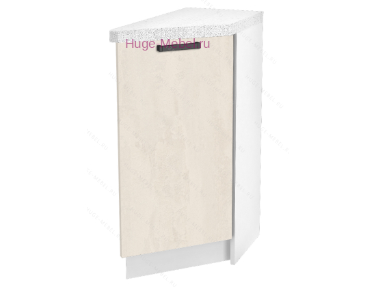 Шкаф кухонный нижний торцевой 300 Пасаденна (шелковый камень)