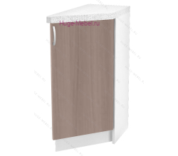 Шкаф кухонный нижний торцевой 300 Дина (шимо темный)