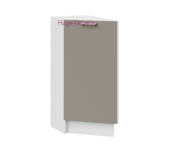 Шкаф кухонный нижний торцевой 300 Катрин (циркон)