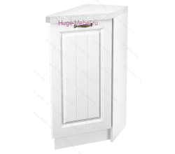 Шкаф кухонный нижний торцевой 300 Мария (белый)