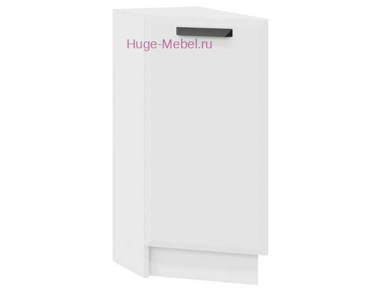 Шкаф кухонный нижний торцевой 300 Призма (белый супермат)