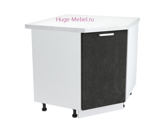 Шкаф кухонный угловой нижний 850 Бетон (бетон чёрный)