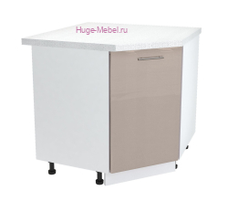 Шкаф кухонный угловой нижний 850 Ксения (кофе с молоком)