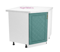 Шкаф кухонный угловой нижний 857 Модена (дуб бирюза)