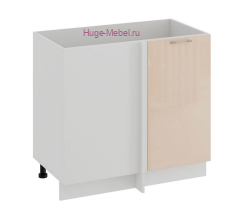 Шкаф кухонный угловой нижний 1000 Ксения (ваниль)
