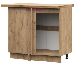 Корпус углового кухонного шкафа нижнего 1000 (дуб крафт)