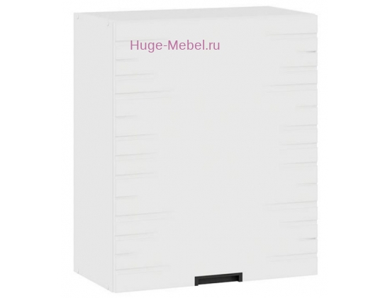 Кухонный шкаф верхний навесной 600 Сахара Ф105 (белый с фрезеровкой)