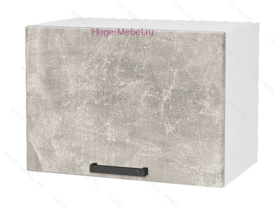 Антресольный кухонный шкаф верхний 400 Пасаденна (ателье светлое)