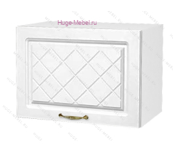 Горизонтальный кухонный шкаф верхний 500 Модена (дуб белый)