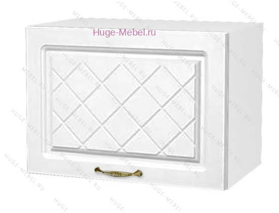 Горизонтальный кухонный шкаф верхний 500 Модена (дуб белый)