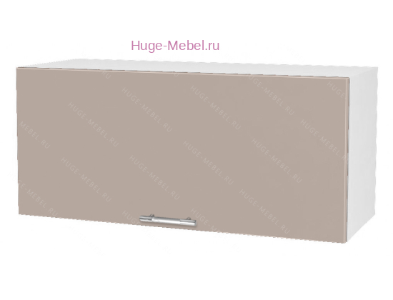 Горизонтальный кухонный шкаф верхний 800 Ксения (кофе с молоком)