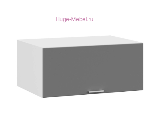 Антресольный кухонный шкаф верхний 800 Катрин (софт графит)