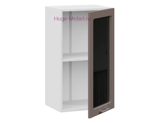 Кухонный шкаф верхний со стеклом 300 Катрин (муссон)