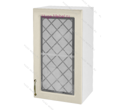 Кухонный шкаф верхний со стеклом 450 Модена (дуб ваниль)