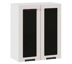 Кухонный шкаф верхний со стеклом 600 Сахара (мокко)