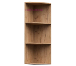 Кухонная торцевая полка верхняя 300 без фасада высокая (крафт)