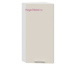 Торцевой шкаф кухонный верхний подвесной 300 Катрин (крем)