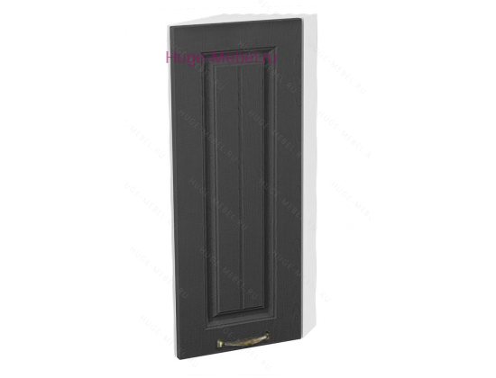 Торцевой шкаф кухонный верхний подвесной 300 Мария (графит)