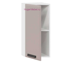 Торцевой шкаф кухонный верхний подвесной 300 Призма (мокко супермат)