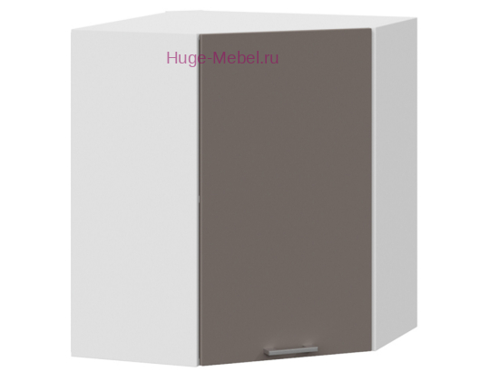 Угловой кухонный шкаф верхний 600 Катрин (муссон)