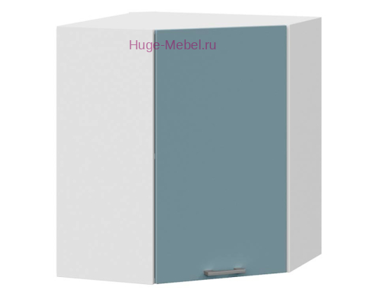 Угловой кухонный шкаф верхний 550 Катрин (топаз)