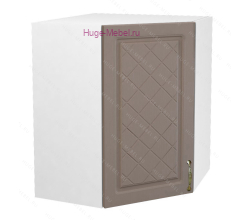 Угловой кухонный шкаф верхний 600 Модена (дуб кофе)