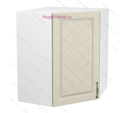 Угловой кухонный шкаф верхний 600 Модена (дуб ваниль)